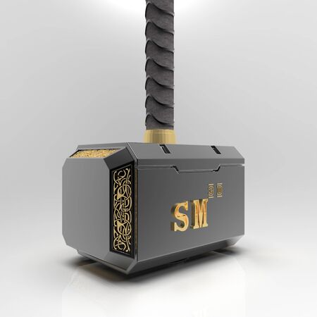 3D model Mjollnir the hammerの写真素材