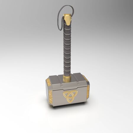 3D model Mjollnir the hammerの写真素材