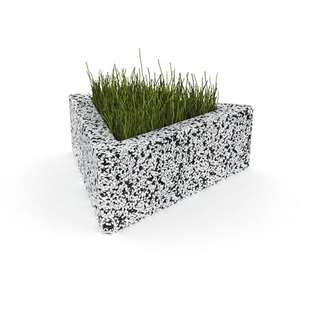 Small architectural forms made of stone crumbs and concrete using various kinds of pastifiers have a number of great advantages over similar products from other materials.の写真素材