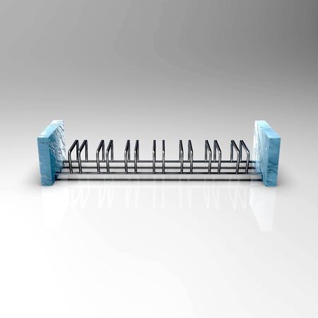 3d image of Bicycle Parkingの写真素材