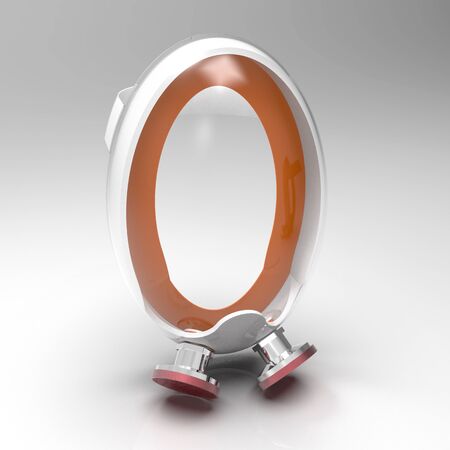 3D image Full Face Respiratorの写真素材