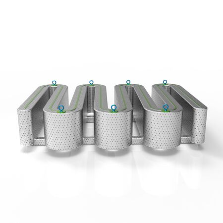 3d image of Bicycle Parking Coilの写真素材