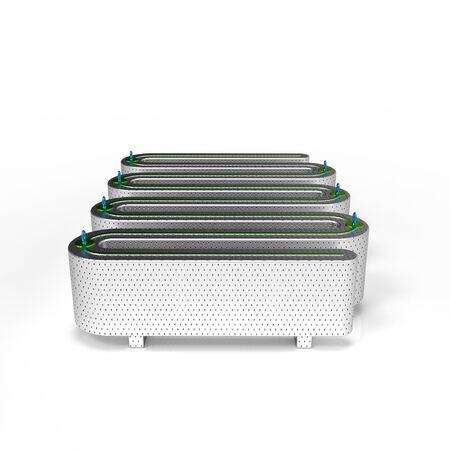 3d image of Bicycle Parking Coilの写真素材