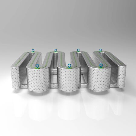 3d image of Bicycle Parking Coilの写真素材