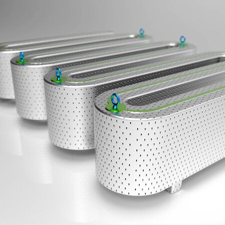 3d image of Bicycle Parking Coilの写真素材