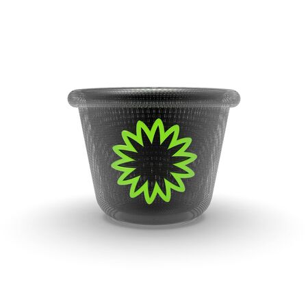 3d image of garden flower pot Bigarden 05の写真素材