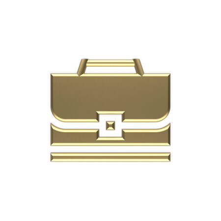 3d image of the money icon gold 16の写真素材