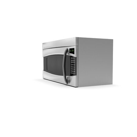 3D image of color microwave oven steel 05の写真素材