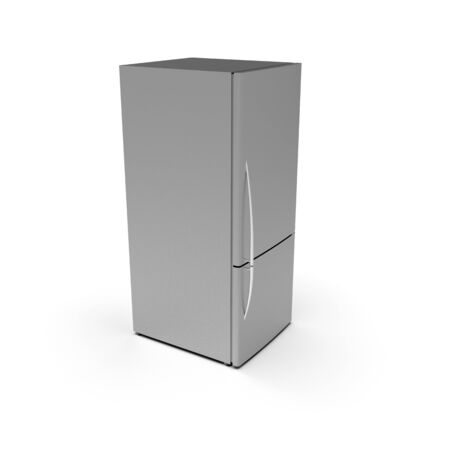 3d image of Refrigerator isolated on a white background 01の写真素材