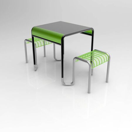 3d image Garden bench MT290 1の写真素材