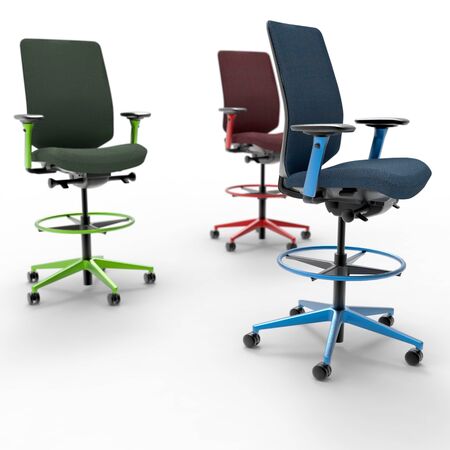 3D image of office comfort working chair 08の写真素材