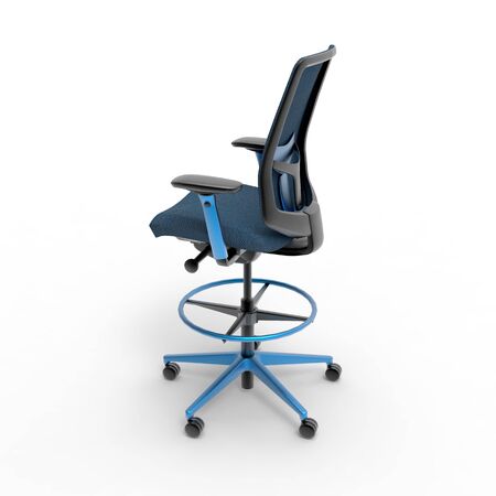 3D image of office comfort working chair 03の写真素材