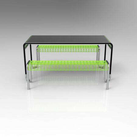 3d image Garden bench MT292 5の写真素材