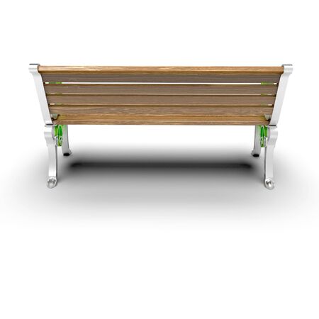 3d render image of aluminum bench Hephaestus 10の写真素材