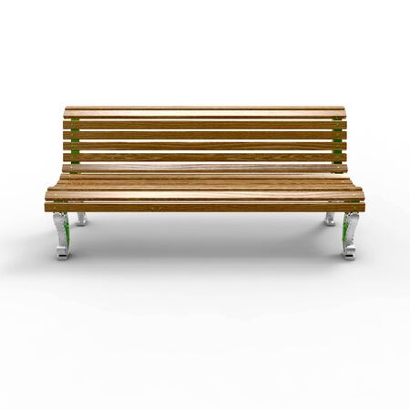 3d render image of aluminum bench Admiral 10の写真素材