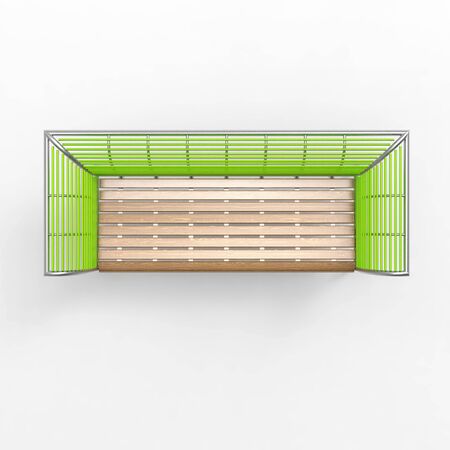 3d image Garden bench HP184 2の写真素材