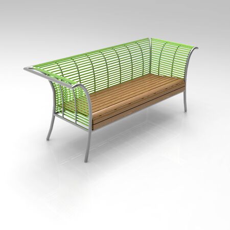 3d image Garden bench HP184 9の写真素材