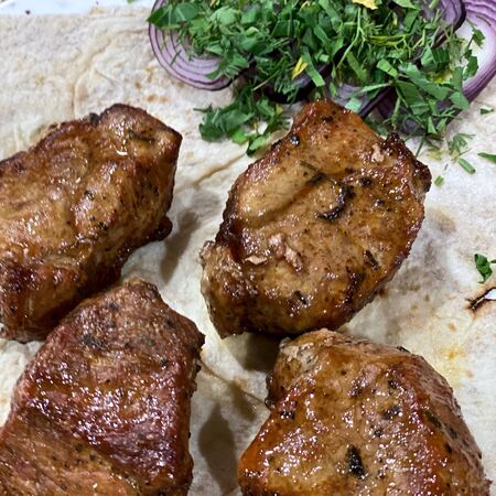 Photos of the dish on the grill 11の写真素材