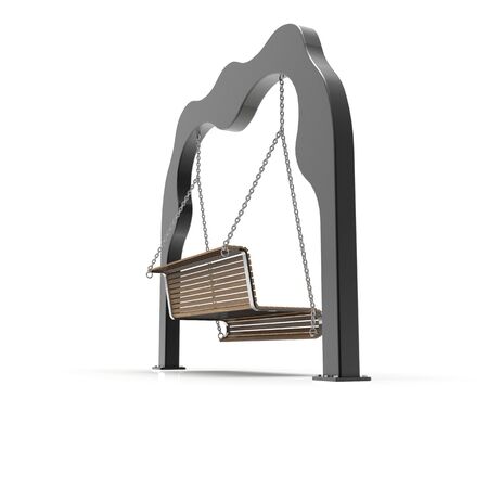 3d image of Willys metall Park swing 03の写真素材