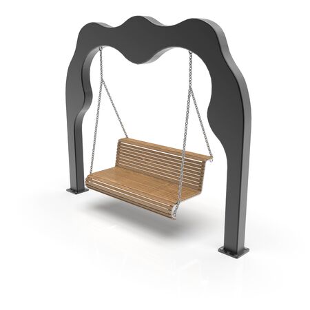 3d image of Willys metall Park swing 05の写真素材