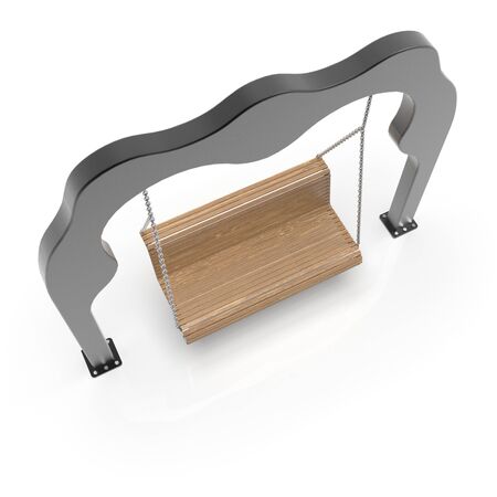 3d image of Willys metall Park swing 07の写真素材