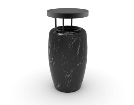 3d image of Urn around with coverの写真素材