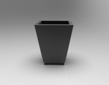 3d image of Flower pot truncated coneの写真素材