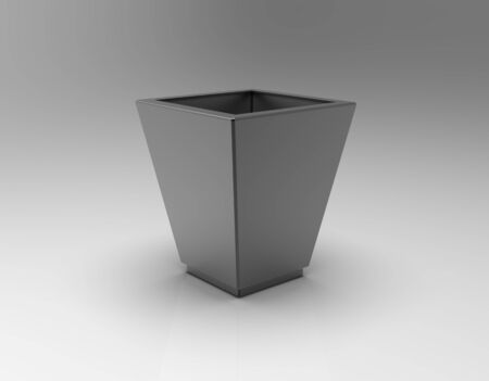 3d image of Flower pot truncated coneの写真素材