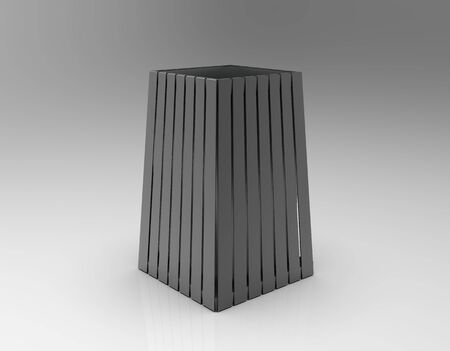 3d image of Perforated rectangularの写真素材