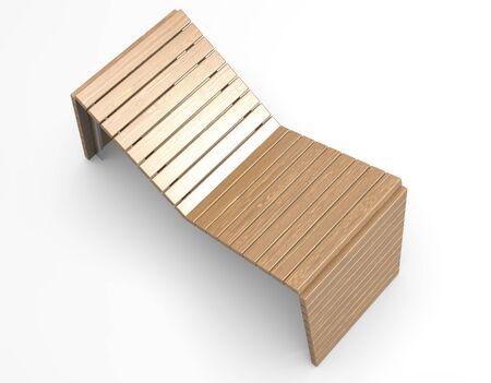 3d image of Bench Colwyn Bay Six v4の写真素材
