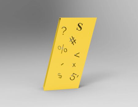 3d image of Box with icons v1の写真素材