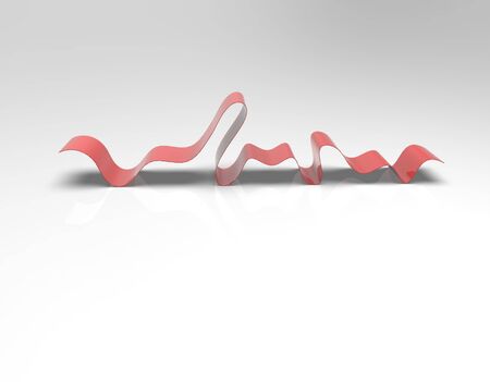 3d image of Bench Figure leaf snakeの写真素材