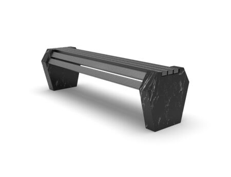 3d image of Rhombus Park benchの写真素材