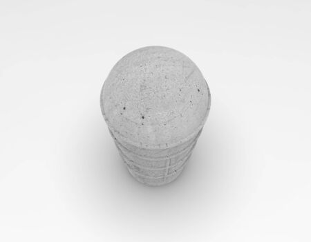 3d image close up of plastic postament on a light background. Use these photos in your advertising campaigns to attract a lot of attention.の写真素材