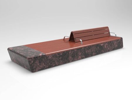 3d image of large benchToranku Lua XLの写真素材