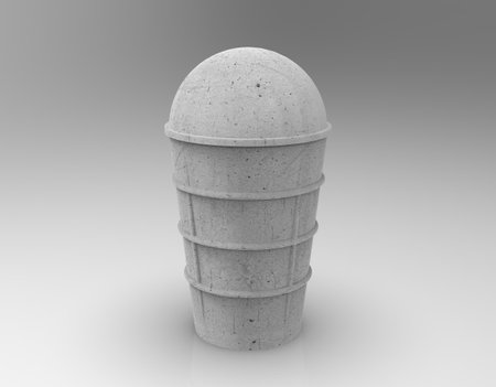 3d image close up of plastic postament on a light background. Use these photos in your advertising campaigns to attract a lot of attention.の写真素材