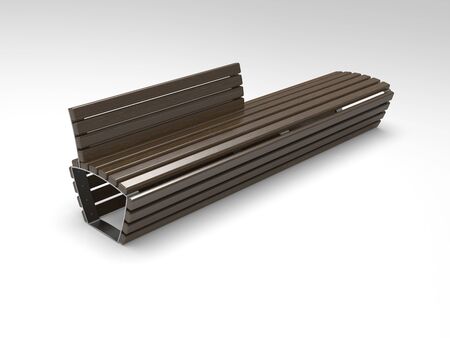3d image of Bench Campus Big Line BL00002.jpgの写真素材