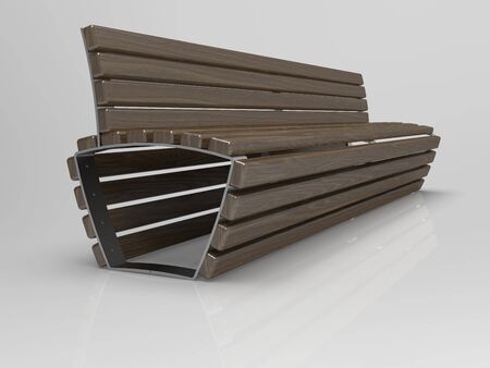3d image of lBench Campus Big Line B 00005.jpgの写真素材