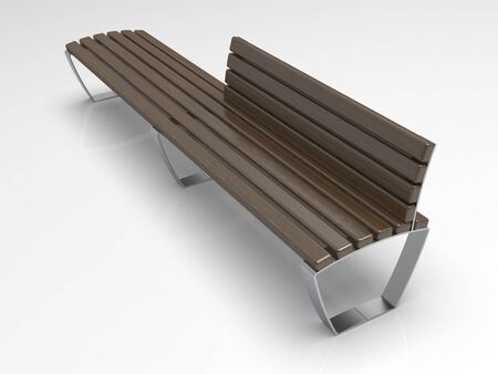 3d image of Bench Campus Line BR 00005.jpgの写真素材