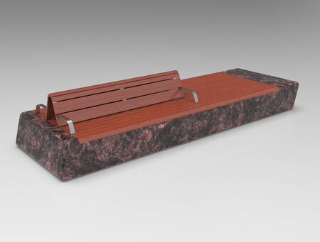 3d image of large benchToranku Lua XL 00003.jpgの写真素材