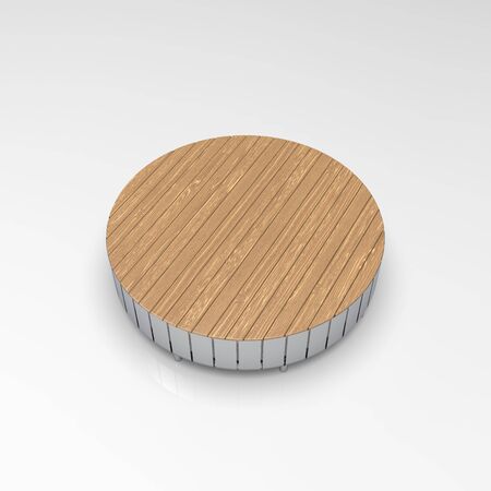 3d image of Modular bench Proteus 00003.jpgの写真素材