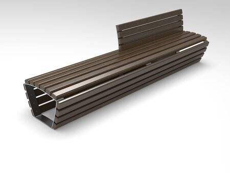 3d image of Bench Campus Big Line BR 00002.jpgの写真素材