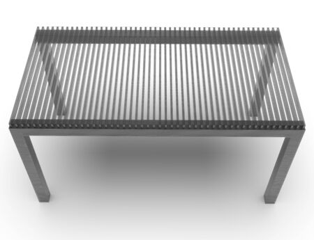 3d image of Big rectangular tentの写真素材
