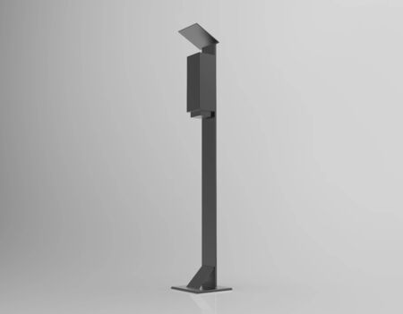 3d image of lAshtray street postの写真素材