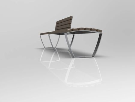 3d image of Bench Campus Line BL 00004.jpgの写真素材