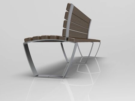 3d image of Bench Campus Line BR 00004.jpgの写真素材