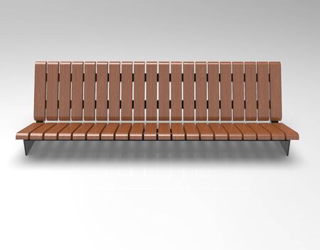 3d image of Bench park and urban Flip 00002.jpgの写真素材