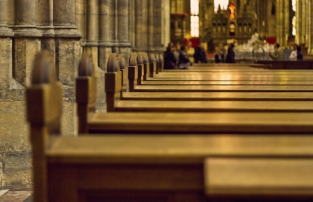 Interior of Saint Vitusの写真素材