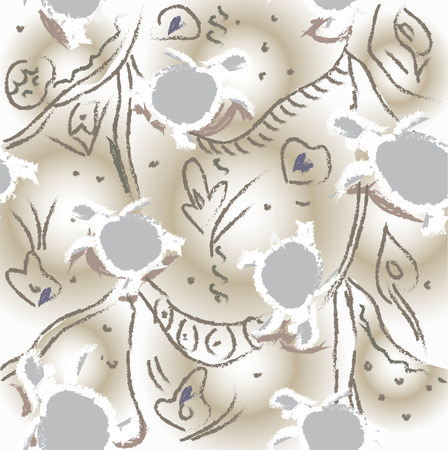 Seamless background suitable for wallpapers, backgrounds,textile, print and page fillのイラスト素材
