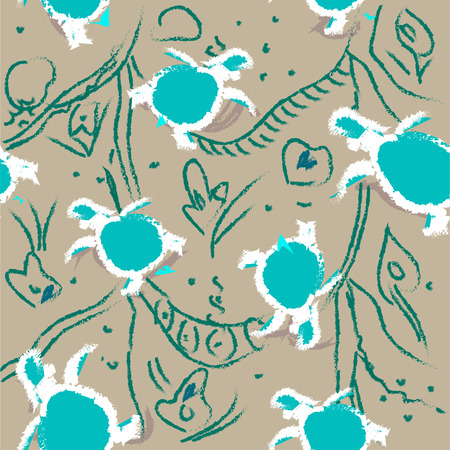 Seamless background suitable for wallpapers, backgrounds,textile, print and page fillのイラスト素材